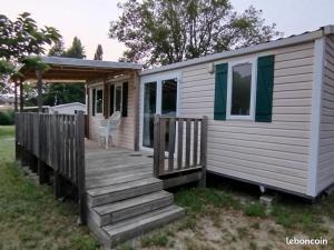 Chalets mobil-home 6 couchage sur la cote landaise : photos des chambres