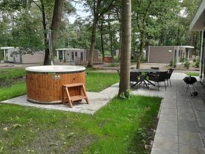 Boshuisje met hottub