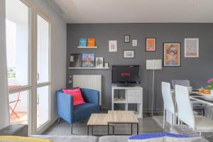 Appartements T3 lumineux pour 6 personnes proche metro Lyon : photos des chambres