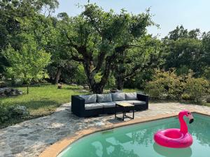 Estate with pool on 2 hectares in Balazuc