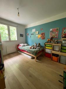 Maison familiale au calme 20minutes de Lyon terrain non clos