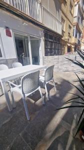 Terraza frente al mar