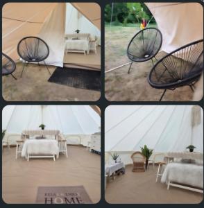 Tipi Jurte Zelt in der Seenplatte