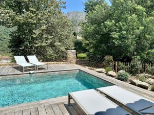 Maisons de vacances Casa di l-Ortu - Villa neuve avec piscine privee chauffee : photos des chambres