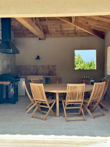 Maisons de vacances Casa di l-Ortu - Villa neuve avec piscine privee chauffee : photos des chambres