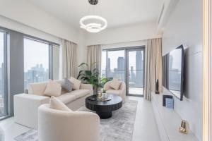 Luxury 3BR, MaidRoom Full Burj & Fountain Views