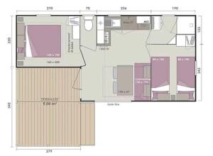 Campings Camping 3 etoiles - Piscine - ccbbhdi : photos des chambres