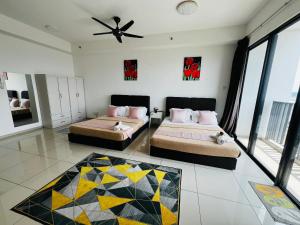 Mandala Homestay - Studio with 2 queen bed at i-City, Shah Alam