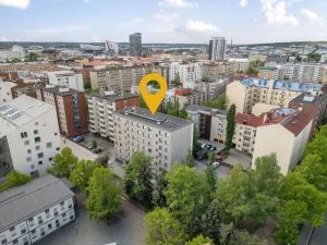 Come in! "Tammela" 1bd Best Location for 5 Guests next to the Tammela soccer stadium!