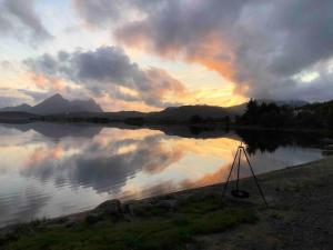 Amazing Sea House in magic Lofoten