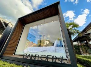 Tiny House Santorini | Gramado | Lareira