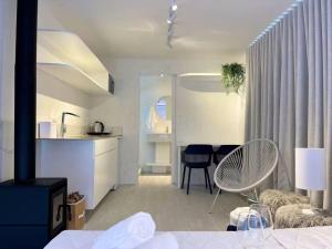 Tiny House Santorini | Gramado | Lareira