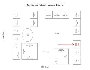Main Street Retreat #18 - King Bed, On Main St, Shared Hot Tub & Pool