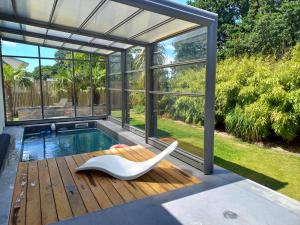 Villas Magnifique maison contemporaine piscine chauffee : photos des chambres