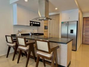 Departamento moderno a pie de playa