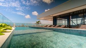 Rooftop com vista para o mar