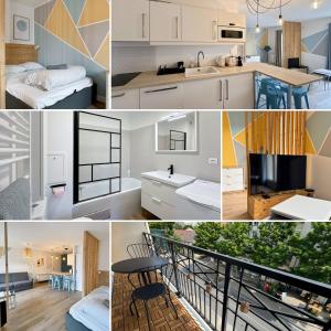 Appartements Le Delta Bailly - Appartement pour 4 personnes Disneyland Paris : photos des chambres