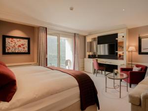 Double Deluxe Lake Side room in Kulm Hotel St. Moritz