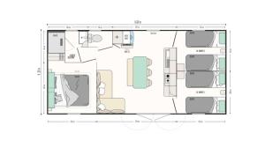 Campings Camping 3 etoiles - Piscine - ccbbhdi : photos des chambres