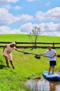 Domek Eden 1 Kaszuby balia sauna alpaki mini zoo