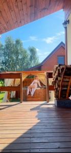 Domki Eden Kaszuby balia sauna alpaki mini zoo