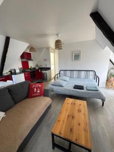 Appartements Le CulSale joli studio au coeur des remparts avec vue imprenable sur les toits : photos des chambres