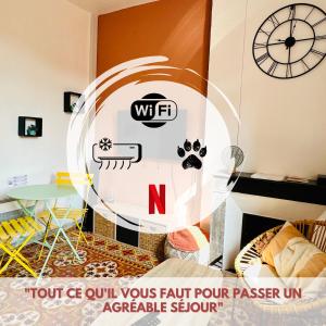 Studio climatisé avec Wi-Fi et Netflix - Fac, Gare & Centre à pied
