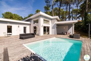 Villa Familiale avec Piscine 10 pers Biscarrosse