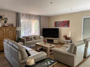 Villas Villa spacieuse avec piscine prive , Vallee du Lot : photos des chambres