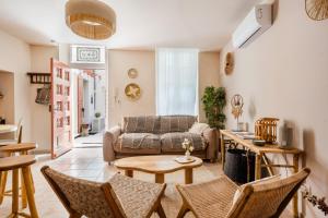 Appartements Le Jardin Secret - Suite Bali avec Balneo : photos des chambres