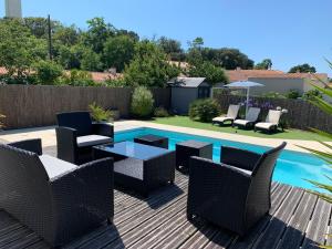 Maisons de vacances Gite Villa la Garenne Ctre ville St Jean de Monts : photos des chambres