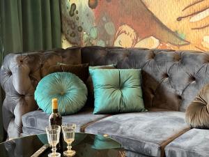 Family & Business Sauna Apartments No19 Leśny nad Zalewem Cedzyna Unikat -3 Bedroom with Private Sauna, Bath with Hydromassage, Terrace, Garage, Catering Options