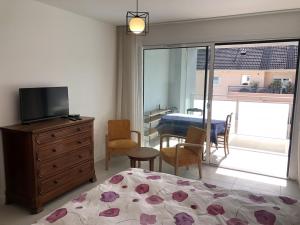 Appartements Studio 38m2 le Grand Angle, centre-ville, parking et terrasse : photos des chambres