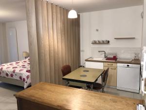 Appartements Studio 38m2 le Grand Angle, centre-ville, parking et terrasse : photos des chambres