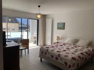 Appartements Studio 38m2 le Grand Angle, centre-ville, parking et terrasse : photos des chambres