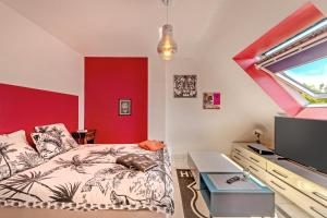 Maisons de vacances Maison avec spa a 700m de la plage : photos des chambres