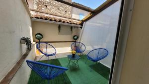 Maison de village avec patio