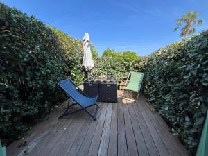 Maisons de vacances Petite maison dans residence avec piscine : photos des chambres