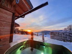 Dreisessel-Chalets im bayerischen Wald - Chalet Dreisessel mit Whirlpool-Sauna-Kamin