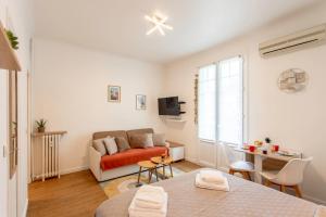 Studio Blvd Carnot 10 min Palais Festivals - Balcony & AC