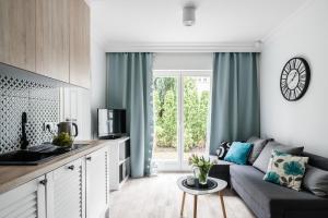 Sanhaus Apartments - MOLO 1 - Studio dla dwojga z patio, blisko plaży