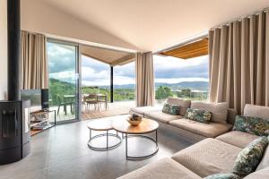 Maisons de vacances La Villa Pianottoli - Magnifique Vue Panoramique : photos des chambres