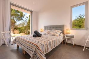 Maisons de vacances La Villa Pianottoli - Magnifique Vue Panoramique : photos des chambres