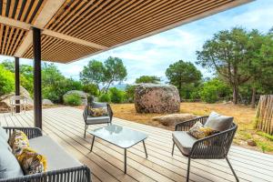 Maisons de vacances La Villa Pianottoli - Magnifique Vue Panoramique : photos des chambres