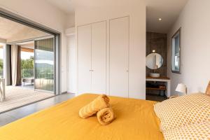 Maisons de vacances La Villa Pianottoli - Magnifique Vue Panoramique : photos des chambres