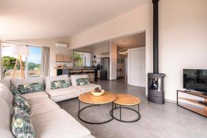 Maisons de vacances La Villa Pianottoli - Magnifique Vue Panoramique : photos des chambres