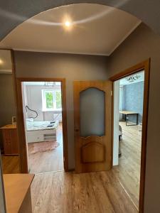 City center street 8 people apartment