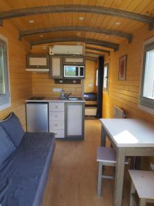 Campings Roulotte avec vue sur la mer, proche d'Etretat : Mobile Home