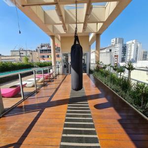 Studio Novo na Rua Augusta - Terraço com Piscina e Academia
