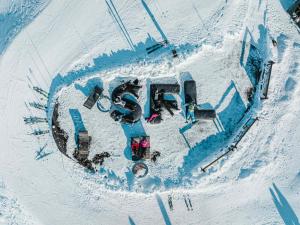 Confortable T23 pour 6 pers. avec balcon et accès ski à Saint-François-Longchamp - FR-1-807-14